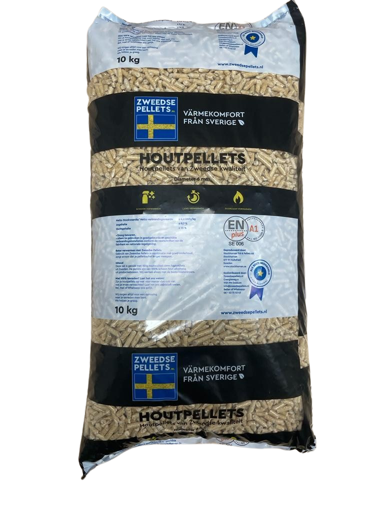 Zweedse pellets 10kg zak